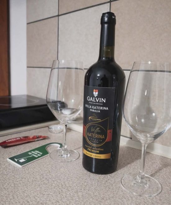 Декорација студио 12 Villa Katerina Paralia